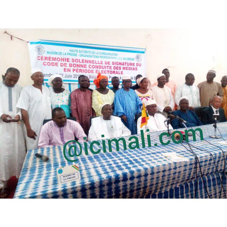 signature code de bonne conduite election