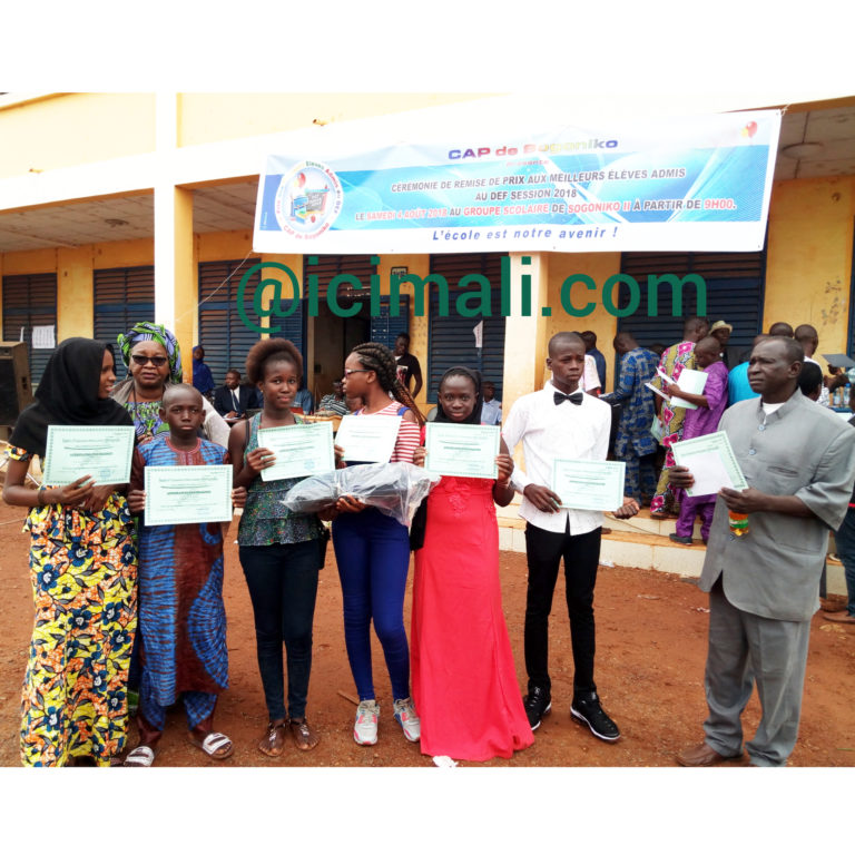 ecole babemba lauréat meilleurs élève cap