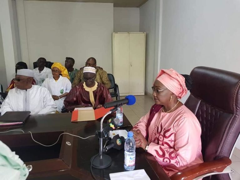 Dr Kané Rokia Maguiraga- Ministre élevage pêche salle réunion CFPE