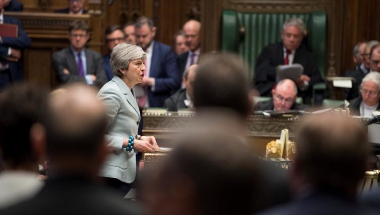Theresa May-Parlement britannique 25032019