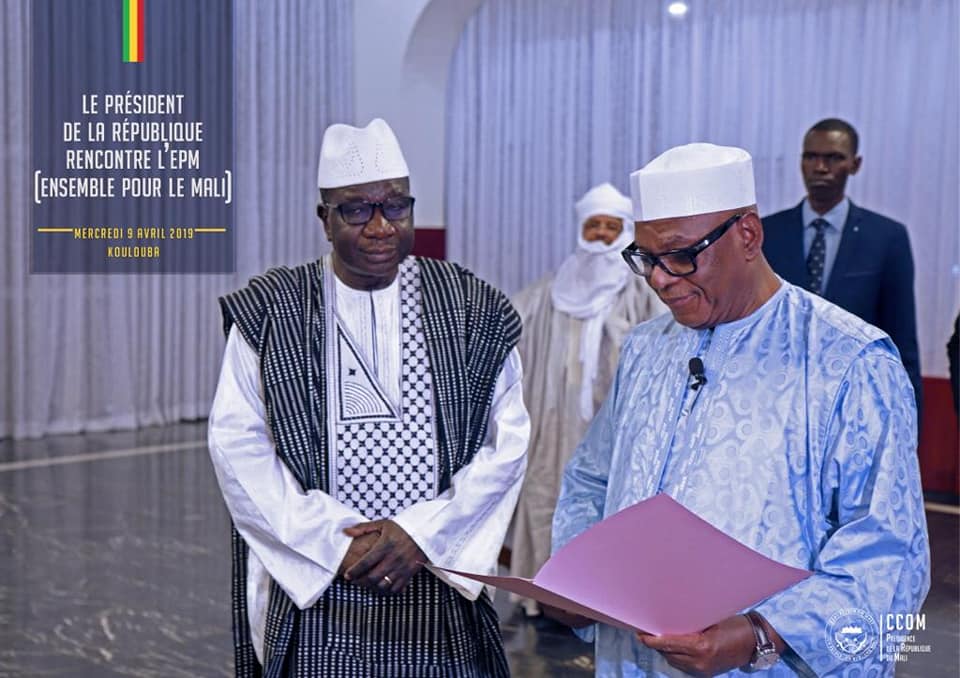 IBK-Treta Bocary _EPM_remise avant projet révision constitutionnelle