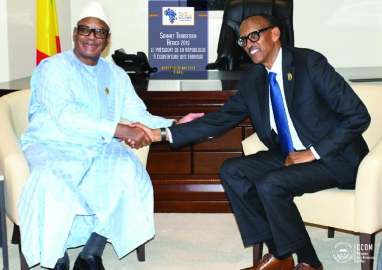 IBK-Kagamé_ à Kigali_tête à tête