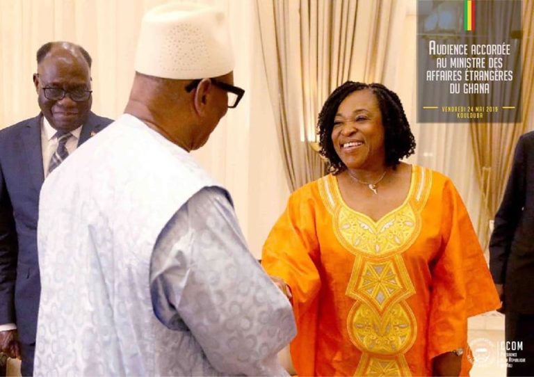 Shirley Ayorkor Botchway-ministre affaires étrangères Ghana chez IBK