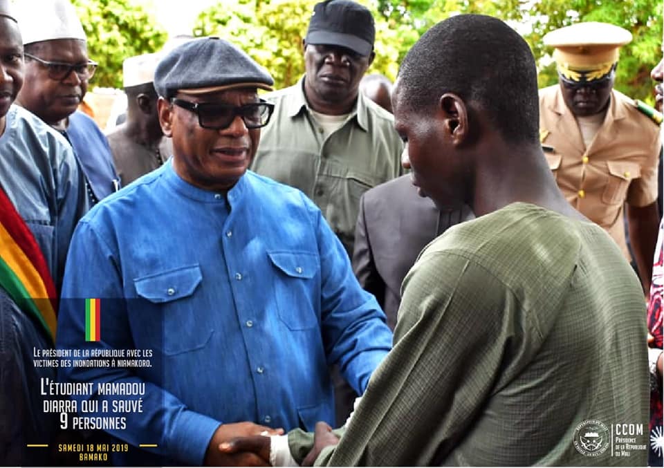 étudiant Mamoutou Diarra-sauver 9 personnes inondtion