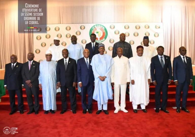 55ème Session ordinaire Conférence Chefs Etat Gouvernement CEDEAO