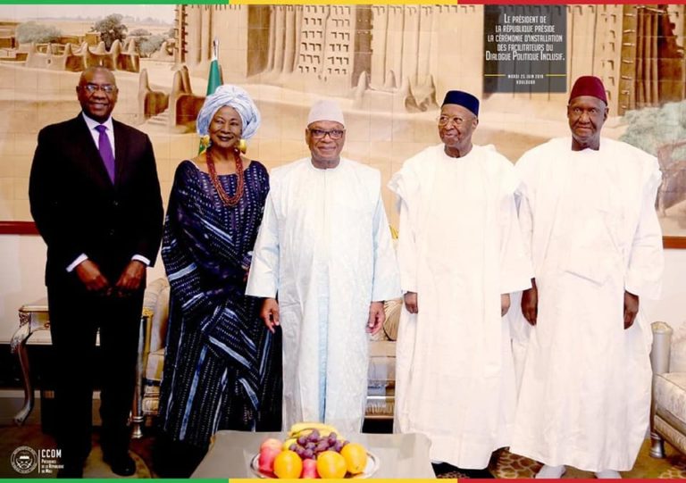 Installation facilitateurs dialigue politique-mali-IBK