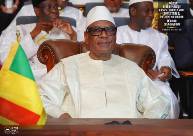 IBK-Investiture Mohamed Ould Ghazouani -Mauritanie