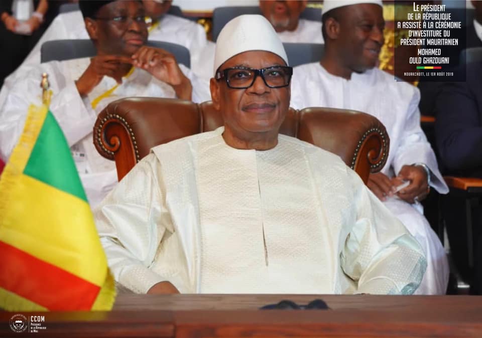 IBK-Investiture Mohamed Ould Ghazouani -Mauritanie