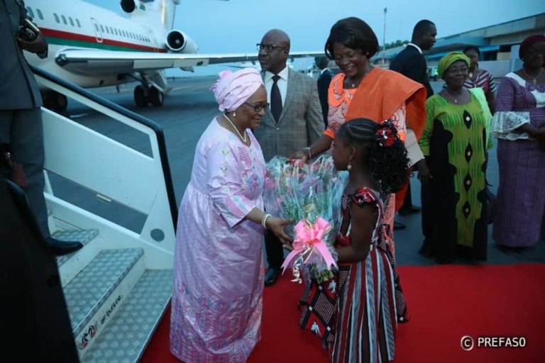 Mme Kéita Aminata Maïga-première dame- au Burkina faso