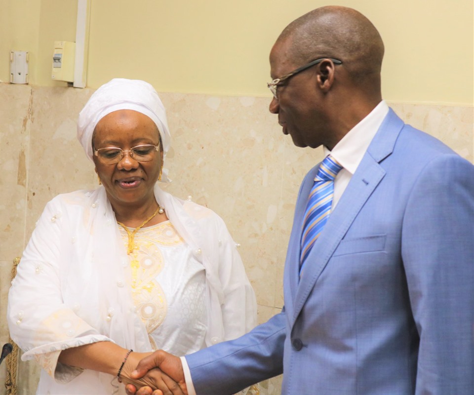 Mme Sidibé Zamilatou Cissé-Bréhima Noumoussa Diallo Passation service DG INPS