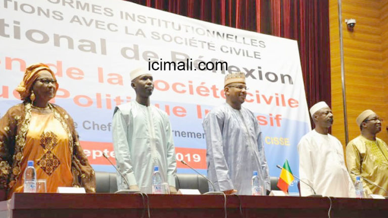 Atelier national réflexion dialogue politique inclusif