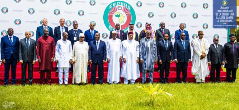 CEDEAO-Lutte conte terrorisme-Sommet Chefs Etats Ouagadoudou