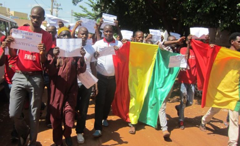 Front National de la Défense de la Constitution FNDC- Guinée Conakry- Contre référendum 3è mandat Alpha Condé