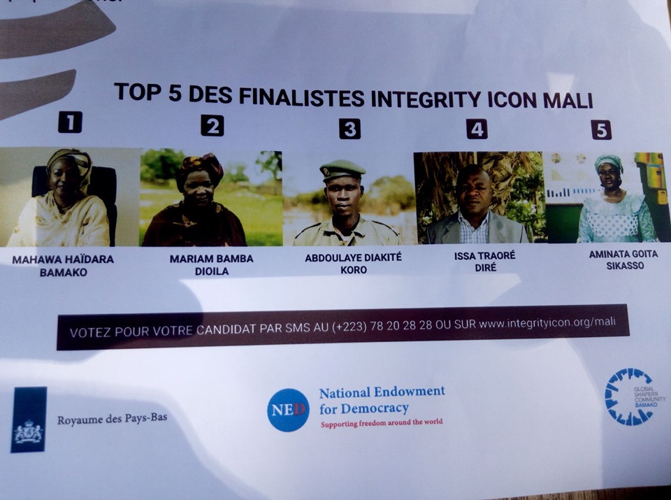 Top 5- finalistesfonctionnaires intègres Mali-2019