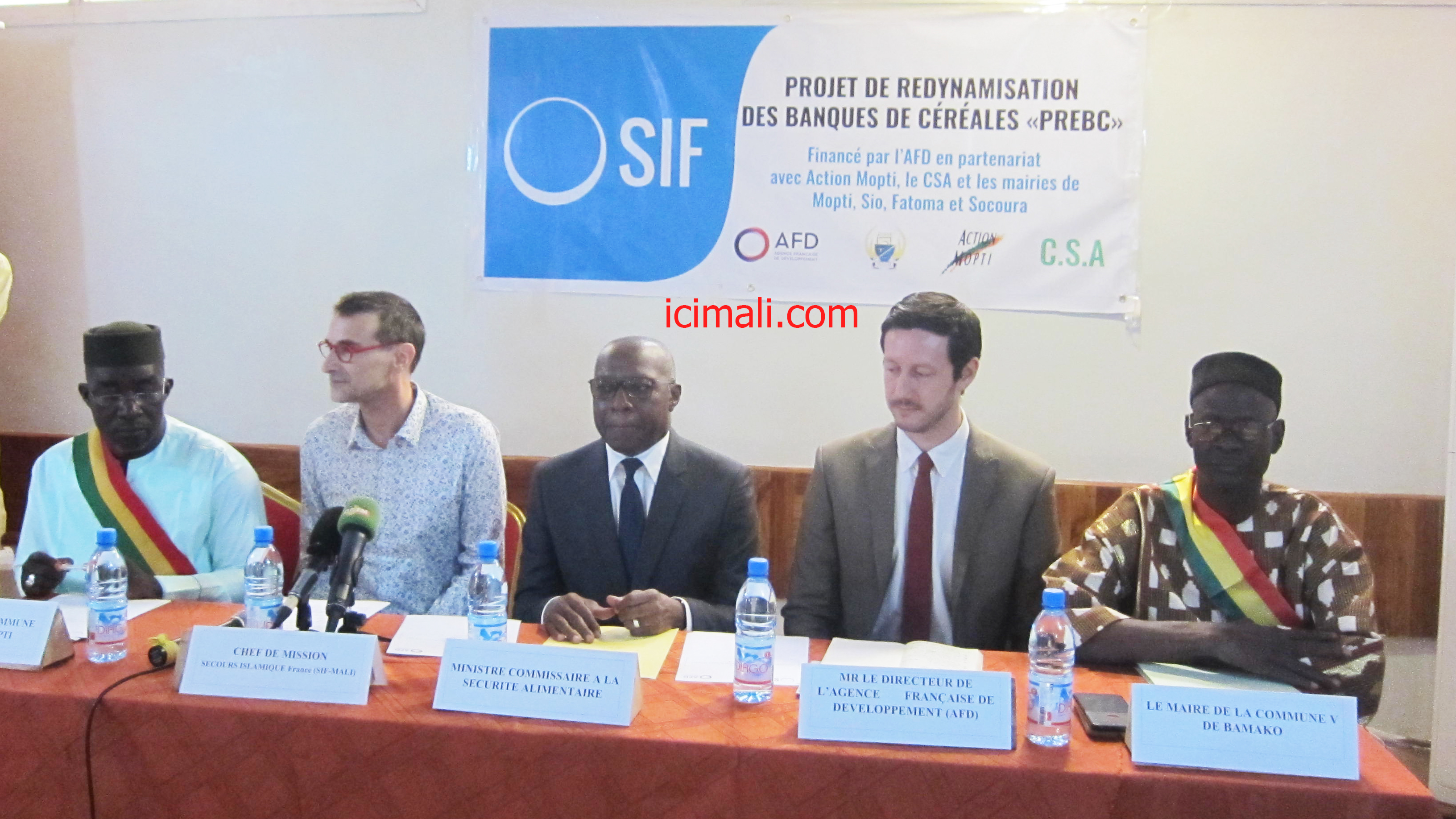 projet PREBC- Mopti-SIF-secours islamique France-lancement