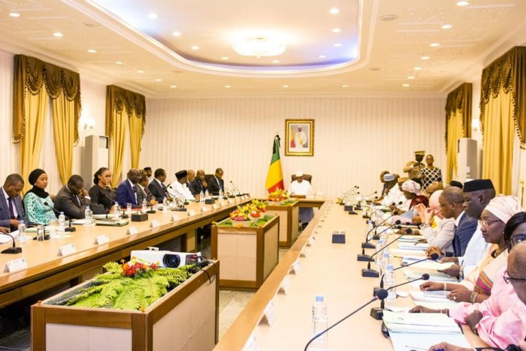 Conseil Ministres mali-mercredi 2 novembre 2019