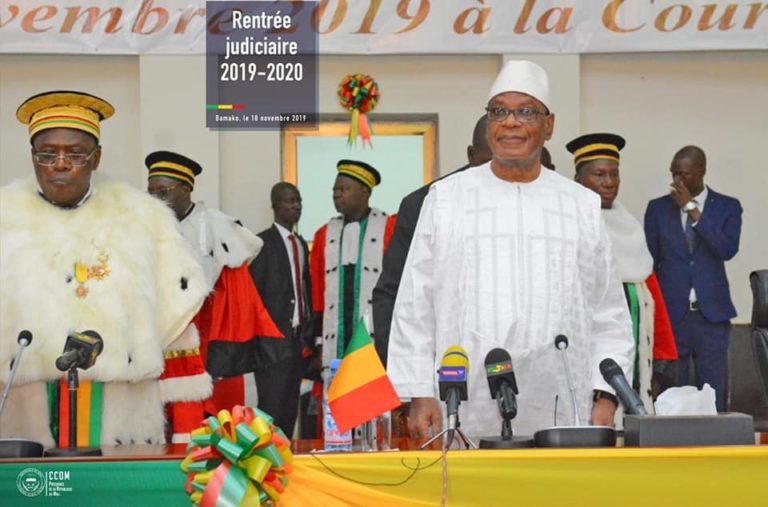 ibk- nouhoum Tapily président Cous suprême mali