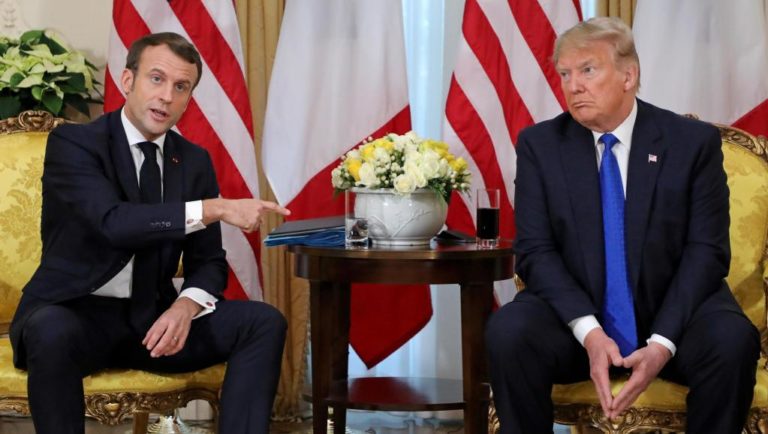 Trump-Macron- sommet OTAN