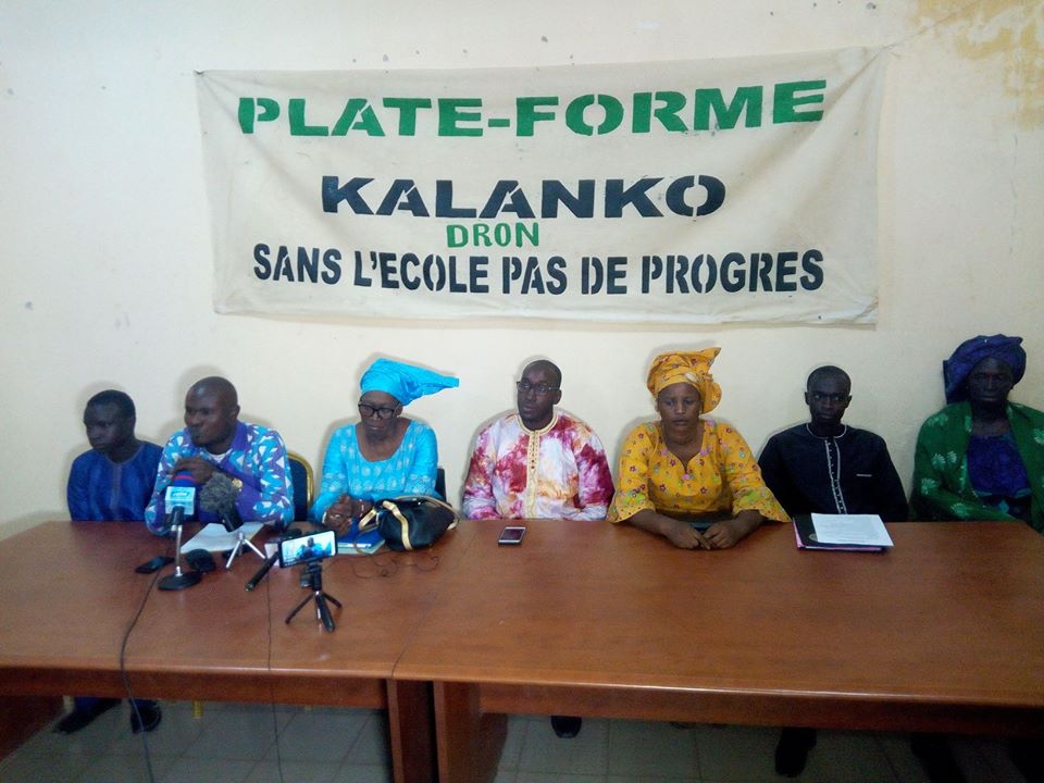 Plateforme Kalanko dron-face presse