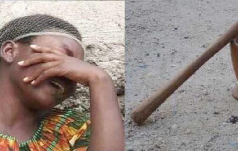 Une-femme-fracasse-la-tete