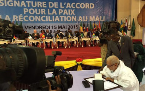 Signature accord pour la paix et la réconciliation d'alger-Bamako