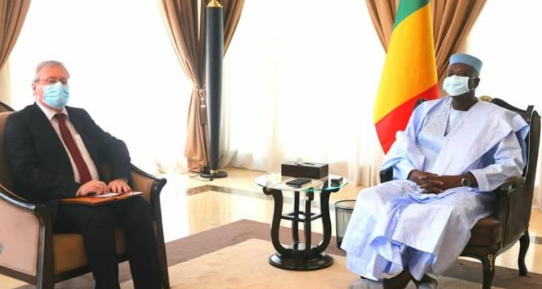 Bah N'Daw-président transition Mali_Joël Meyer, Ambassadeur de France au Mali