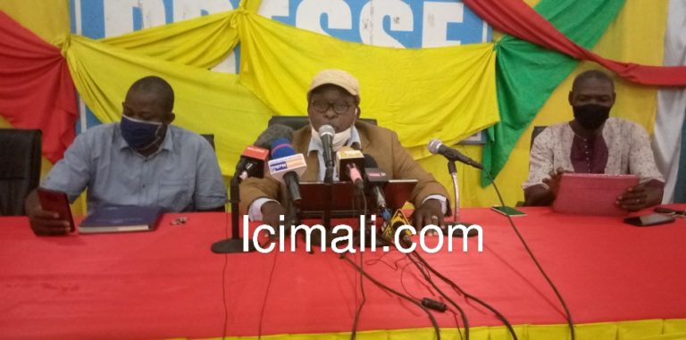 Tribune Mali -Conférence presse-Grève UNTM