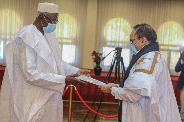 5 nouveaux Ambassadeurs ont présenté leurs Lettres de Créance au Président de la Transition