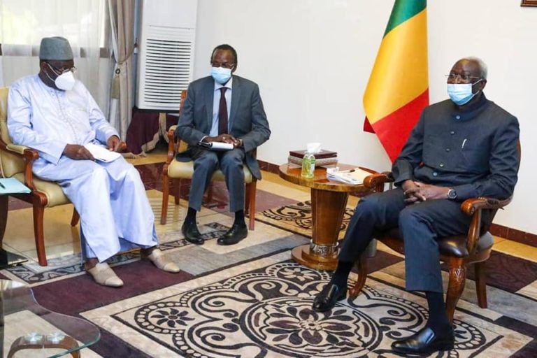 Président Bah N'Daw- Mali_ Goodluck Jonathan Médiateur CEDEAO