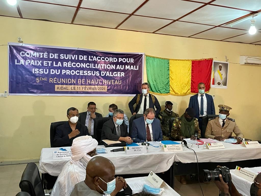 Comité de suivi de l'Accord- Kidal- 5è Réunion Haut Niveau