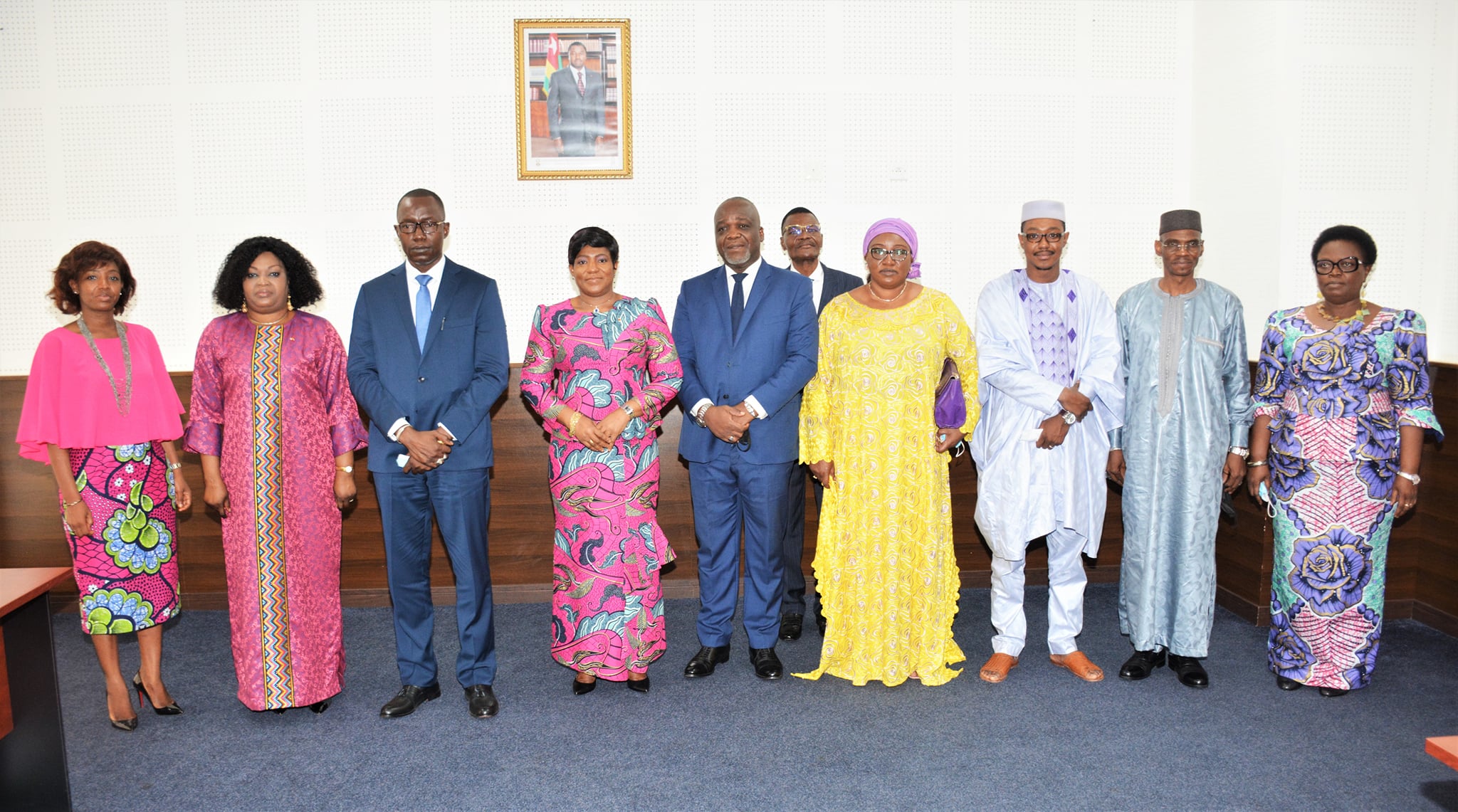 Délégation du CNT à Lomé