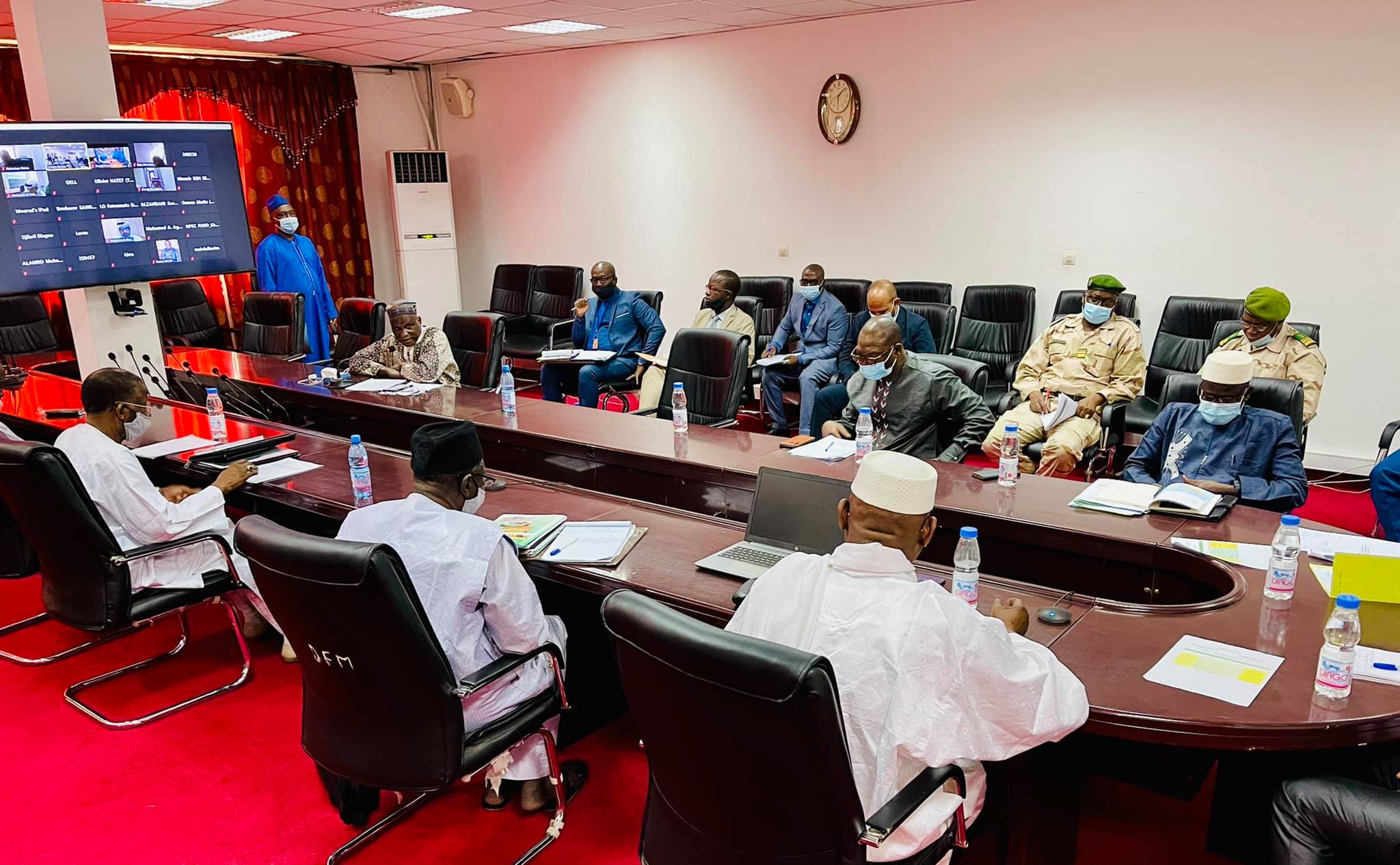 Projet d’aménagement de Taoussa6 table ronde avec les partenaires techniques et financiers pour la relance des activités.