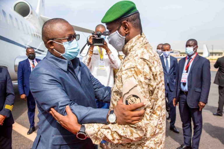 Colonel Assimi GOITA -Président Umaro Sissoco EMBALO