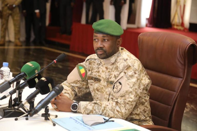 Président de la Transition Colonel Assimi Goïta- Conseil des ministres