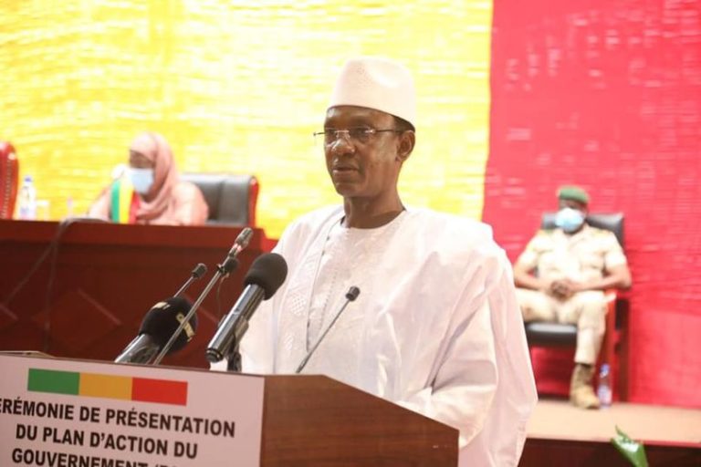 Premier ministre Dr Choguel-Kokalla-Maïga-devant-CNT-Programme-Action-Gouvernementale