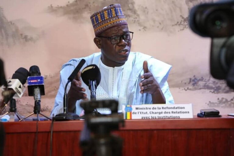 Pr Ibrahim Ikassa Maïga-ministre refondation de l'Etat Mali