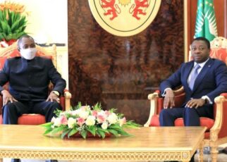 Le Président Faure Essozimna Gnassingbé du Togo et colonel Assimi Goïta-Président de la Transition au Mali