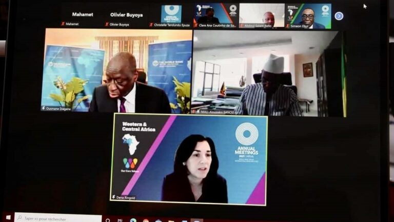 Assemblées Annuelles Virtuelles 2021 du FMI et de la Banque mondiale -Octo 2021