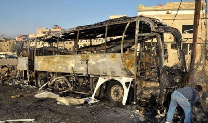 bus brulé terroriste