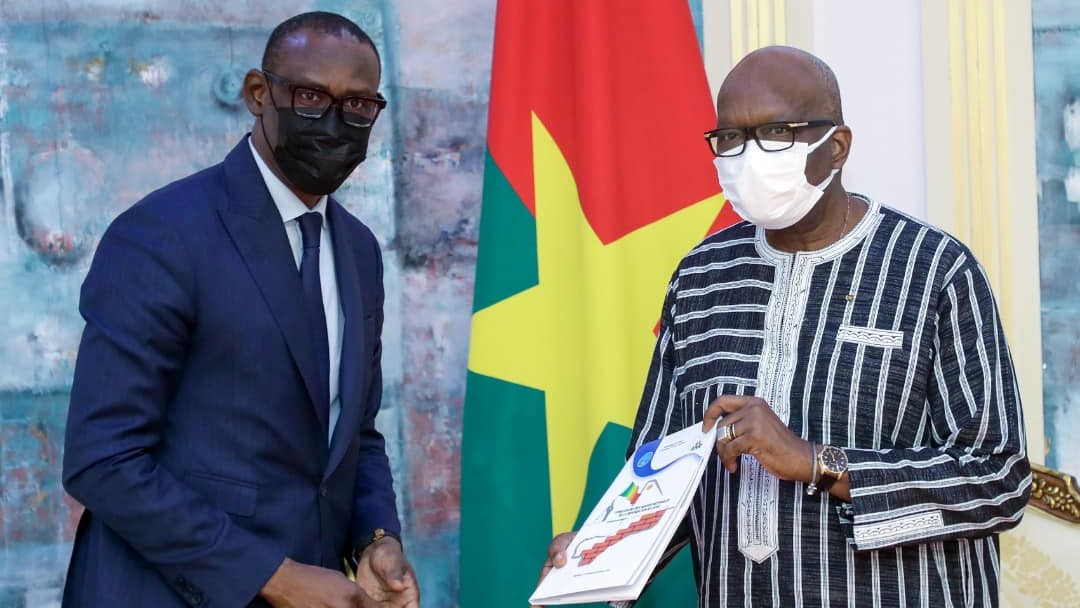 Mali- Burkina Faso- Rock Christian Kaboré et le ministre Abdoulaye Diaop du Mali