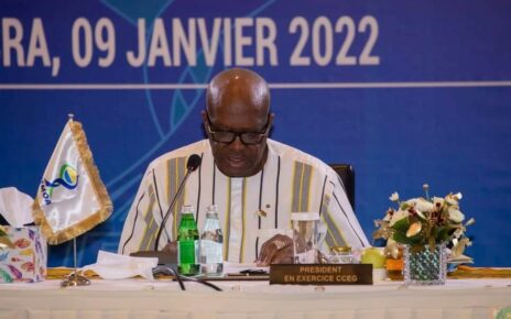 Roc Marc Christian Kaboré- Président Burkina Faso-Sommet extraordinaire UEMOA sur Situation Mali