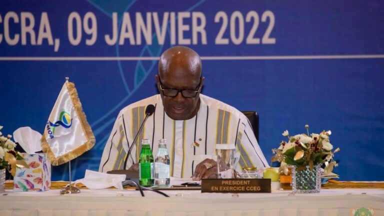 Roc Marc Christian Kaboré- Président Burkina Faso-Sommet extraordinaire UEMOA sur Situation Mali