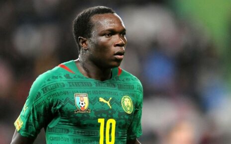 Aboubacar Vincent-capitaine-attaquant Lion indomptable Cameroun