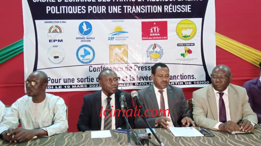 Cadre d'Echange des Partis et regroupements de partis politiques pour une transition réussie au Mali