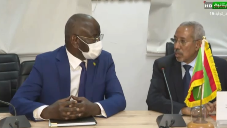 Hanana Ould SIDI, Ministre de la Défense Nationale Maritanie-Abdoulaye Diop-ministre affaire étrangères Mali