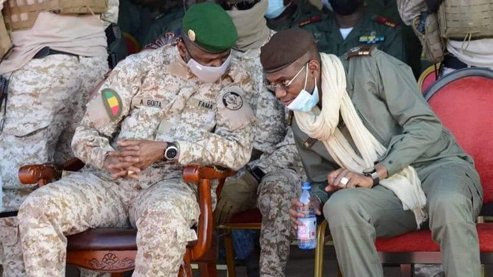 Colonel Assimi-Goïta-Président-Transition_colonel Sadio Camara-ministre-Défense-Anciens-Combattants-Mali
