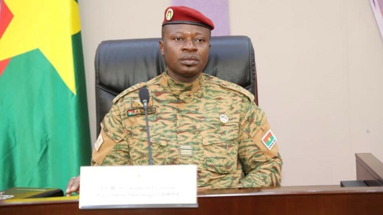Lieutenant-colonel Paul-Henri Sandaogo DAMIBA-Président Transition Burkina Faso