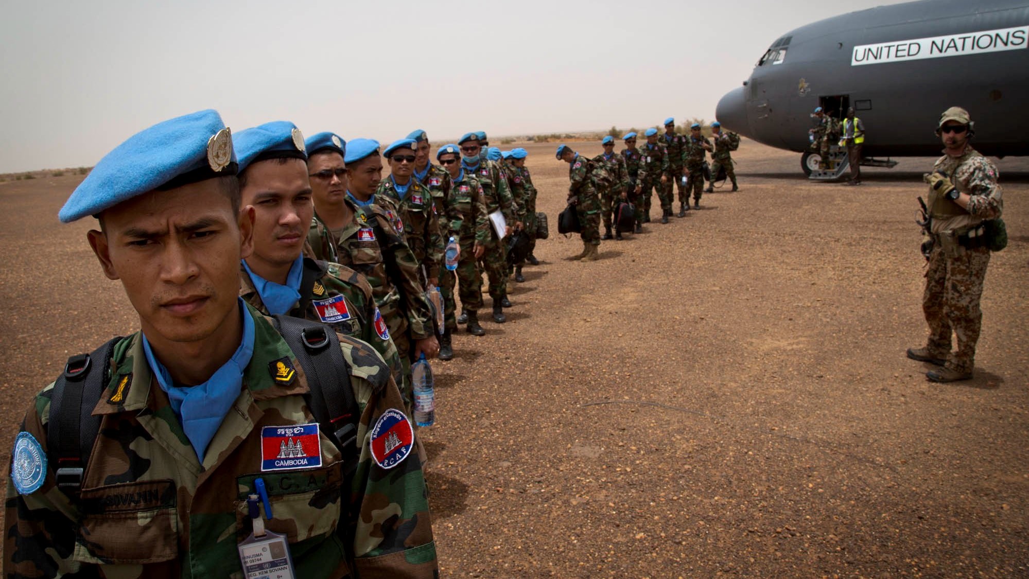 MINUSMA-contingent du Cambodge-Kidal.