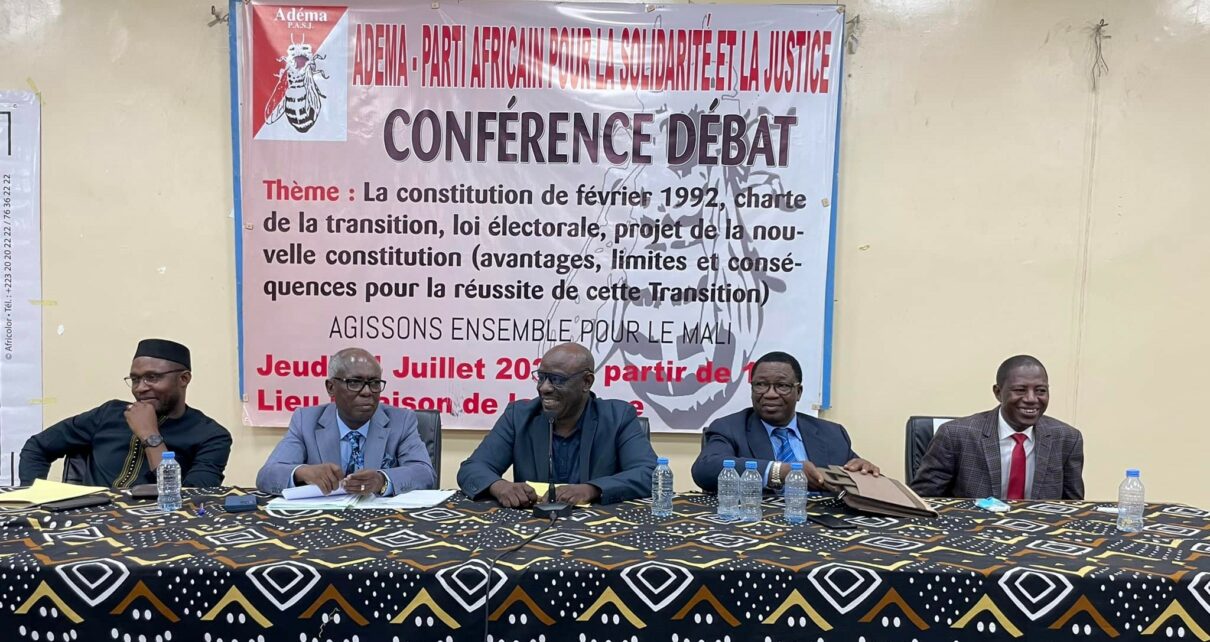 ADEMA-PASJ-Conférence débat réformes politiques et institutionnels Mali