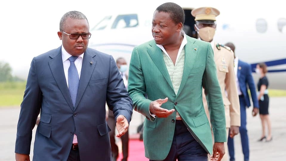 Faure Essozimna Gnassingbé-Président Togo _ Úmaro Sissoco Embalo- Président de Guinée-Bissau